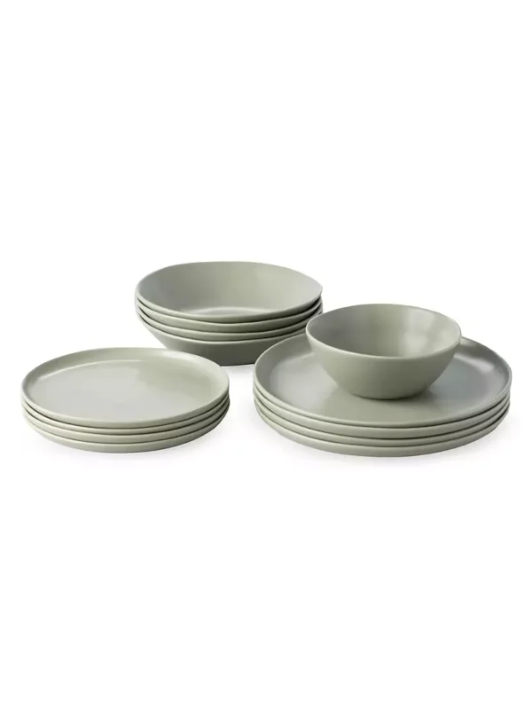 16-piece Dinnerware Set with Pasta Plate Pacifica