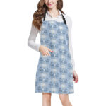 Octopus Heart Pattern Adjustable Apron - Yliana