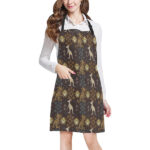 Kangaroo Aboriginal Theme Pattern Adjustable Apron - Yliana