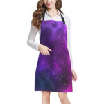 Pink Space Galaxy Pattern4 Adjustable Apron - Yliana