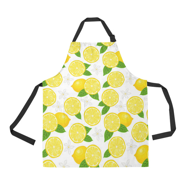 Lemon Flower Pattern Adjustable Apron - Yliana