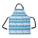 Dolphin Tribal Pattern background Adjustable Apron - Yliana