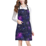 Space Galaxy Pattern Adjustable Apron - Yliana