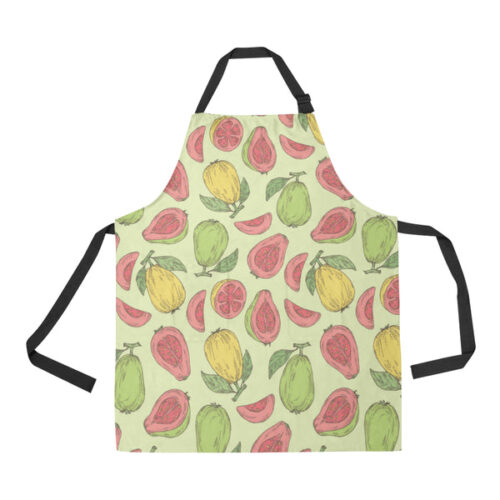 Guava Pattern Background Adjustable Apron - Yliana