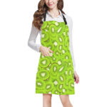 Sliced Kiwi Pattern Adjustable Apron - Yliana