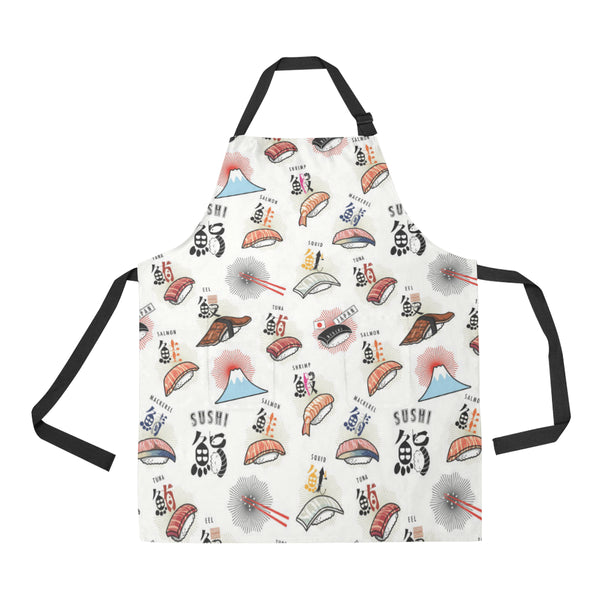 Sushi Japanese Pattern Adjustable Apron - Yliana