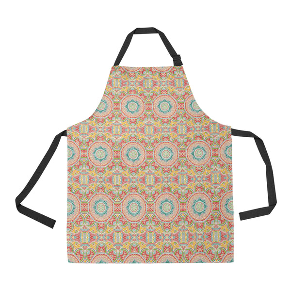 Indian Theme Pattern Adjustable Apron - Yliana