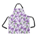 Lavender Pattern Adjustable Apron - Yliana