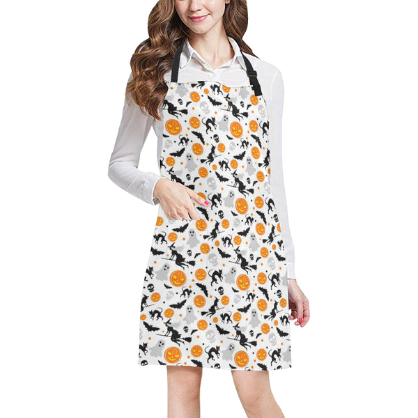 Halloween Pattern Adjustable Apron - Yliana