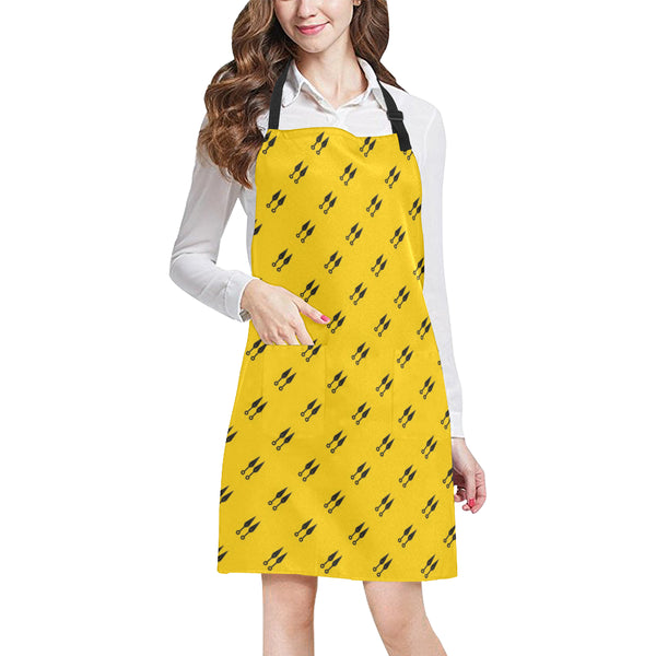 Ninja Weapon Pattern Adjustable Apron - Yliana