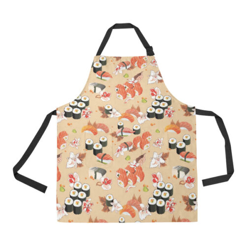 Sushi Pattern Adjustable Apron - Yliana