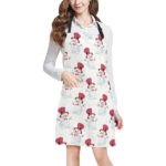Cute Snowman Pattern Adjustable Apron - Yliana