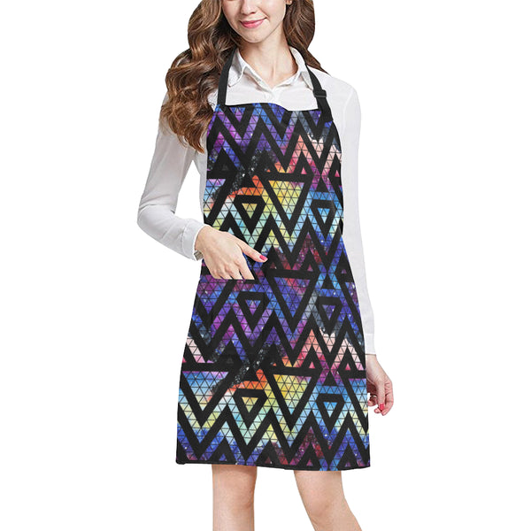 Space Colorful Tribal Galaxy Pattern Adjustable Apron - Yliana