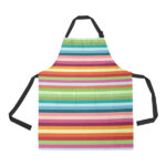 Rainbow Pattern Adjustable Apron - Yliana