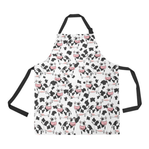 Cute Cow Pattern Adjustable Apron - Yliana