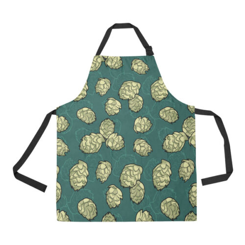 Hop Pattern Background Adjustable Apron - Yliana