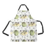 Cow Pattern Adjustable Apron - Yliana