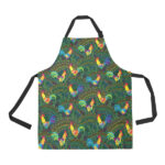 Rooster Chicken Pattern Theme Adjustable Apron - Yliana