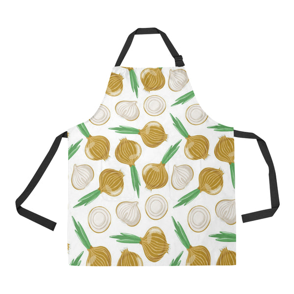 Onion Pattern Background Adjustable Apron - Yliana