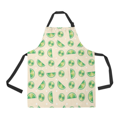 Lime Pattern Adjustable Apron - Yliana