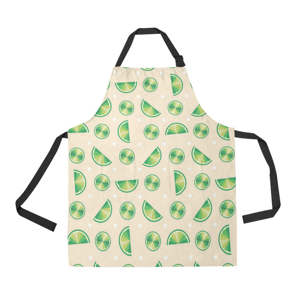 Lime Pattern Adjustable Apron - Yliana