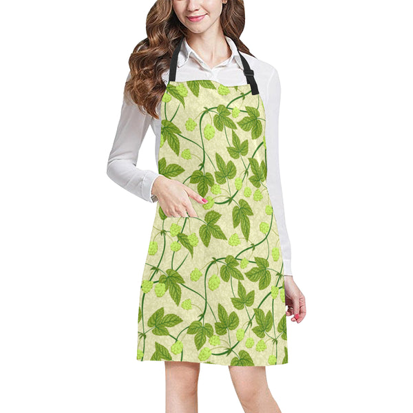 Hop Theme Pattern Adjustable Apron - Yliana