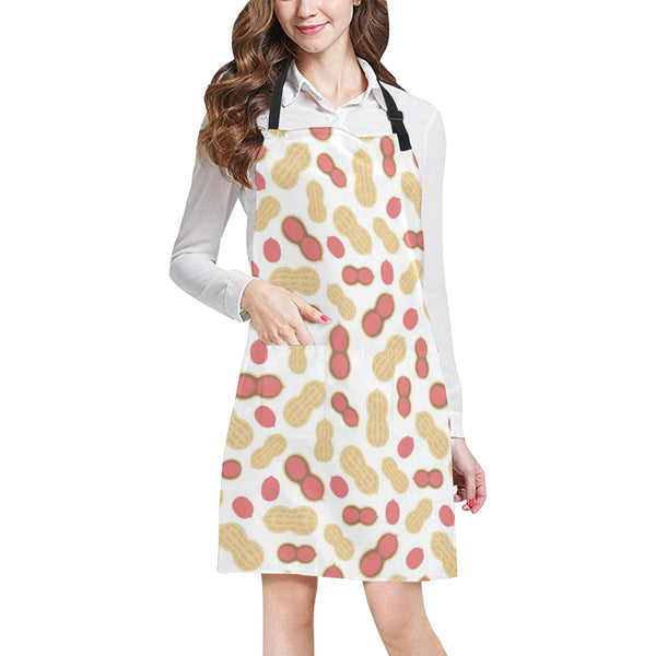Peanut Theme Pattern Adjustable Apron - Yliana