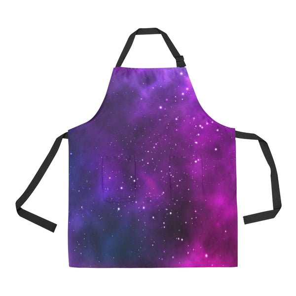 Pink Space Galaxy Pattern4 Adjustable Apron - Yliana