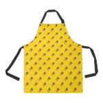 Ninja Weapon Pattern Adjustable Apron - Yliana