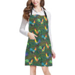 Rooster Chicken Pattern Theme Adjustable Apron - Yliana