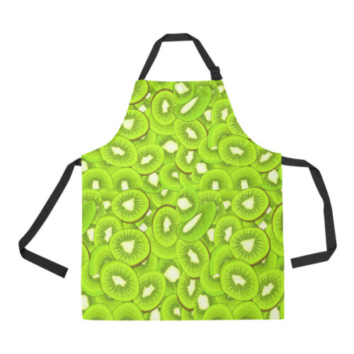 Sliced Kiwi Pattern Adjustable Apron - Yliana
