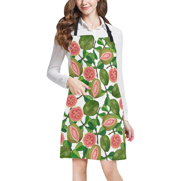 Guava Leaves Pattern Adjustable Apron - Yliana