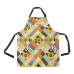 Sunflower Pattern Adjustable Apron - Yliana