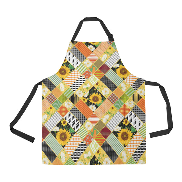 Sunflower Pattern Adjustable Apron - Yliana