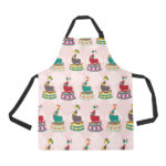 Colorful Sea Lion Pattern Adjustable Apron - Yliana