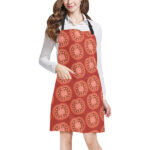 Sliced Tomato Pattern Adjustable Apron - Yliana