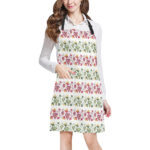 Grape Grahpic Decorative Pattern Adjustable Apron - Yliana