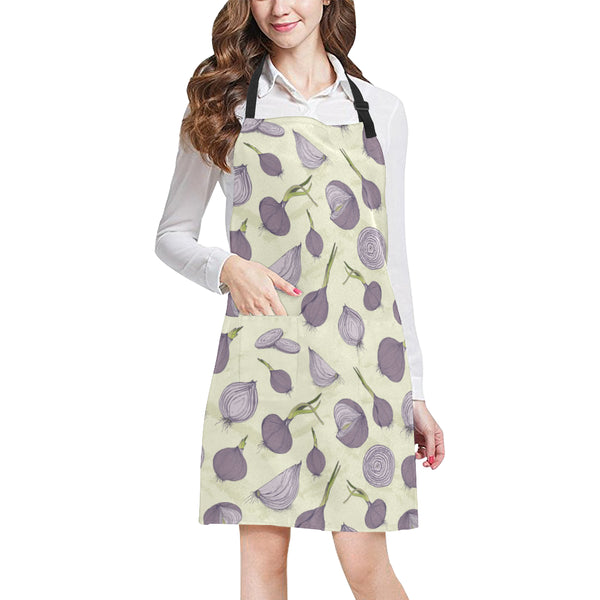 Onion Pattern Set Adjustable Apron - Yliana