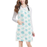 Octopus Blue Pattern Adjustable Apron - Yliana