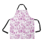 Orchid Pattern Adjustable Apron - Yliana