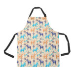 Cute Horse Pattern Adjustable Apron - Yliana