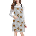 Cute Otter Pattern Adjustable Apron - Yliana