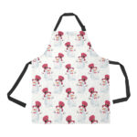 Cute Snowman Pattern Adjustable Apron - Yliana