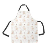 Cute Shiba Inu Heart Pattern Adjustable Apron - Yliana