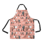 Rhino Tribal Pattern Adjustable Apron - Yliana