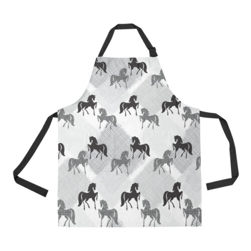 Horse Pattern Adjustable Apron - Yliana