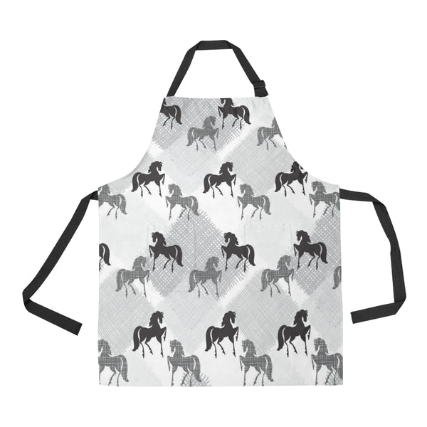 Horse Pattern Adjustable Apron - Yliana