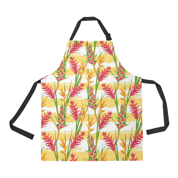 Heliconia Pattern Adjustable Apron - Yliana