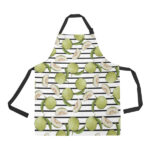 Guava Pattern Stripe background Adjustable Apron - Yliana