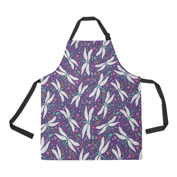 Cute Dragonfly Pattern Adjustable Apron - Yliana